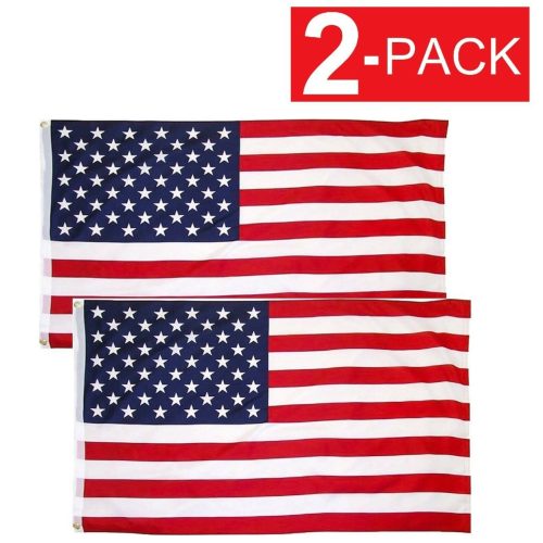 American Flag With Grommets US Flags (AM25)